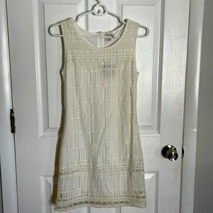 White size small Paper Crane dress, never worn new with tags
